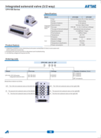AIRTAC CPV10 CATALOG CPV10S SERIES: INTEGRATED SOLENOID VALVES